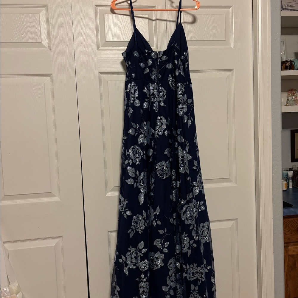 Trixxi Navy Maxi Dress
